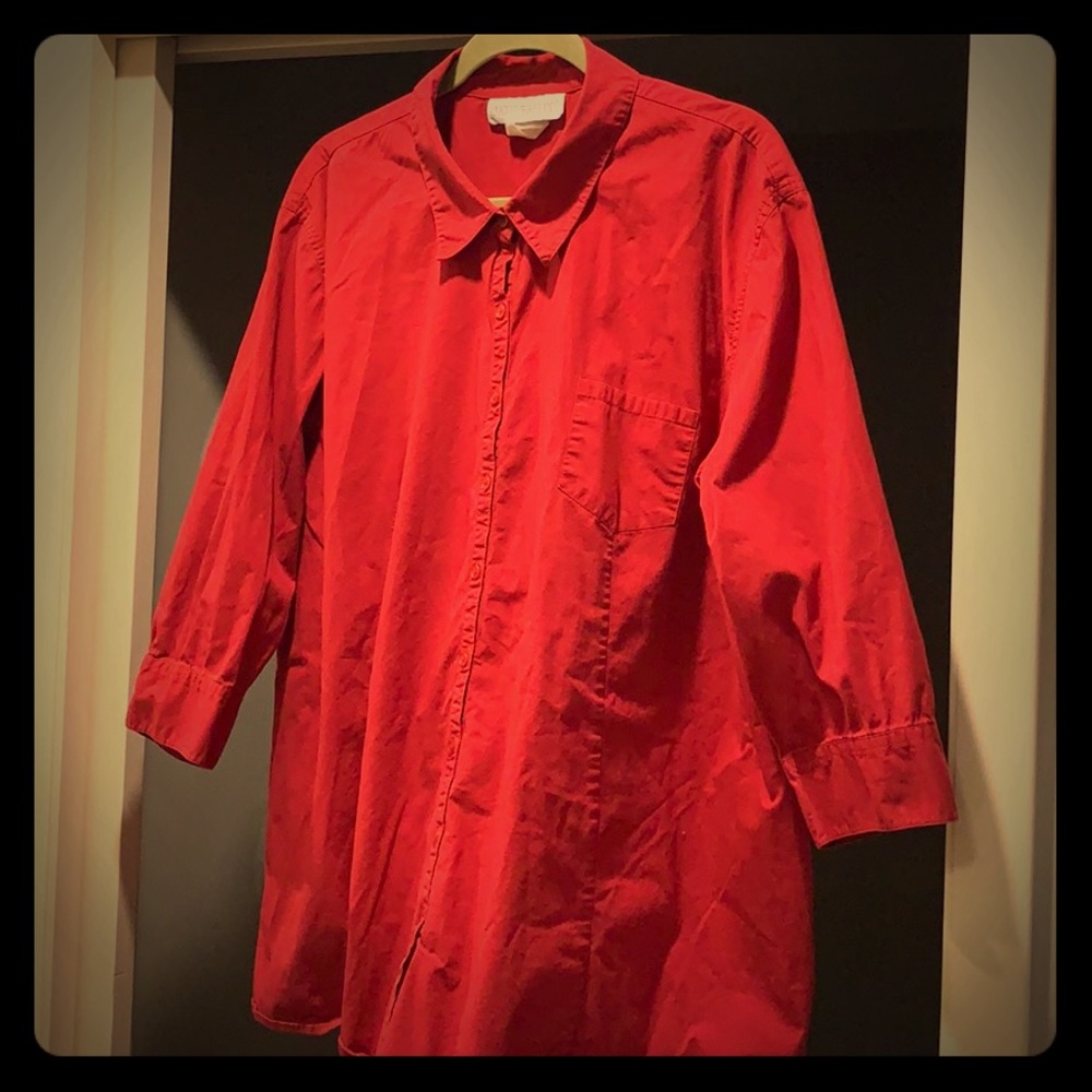 Motherhood Maternity burgundy blouse 24 W